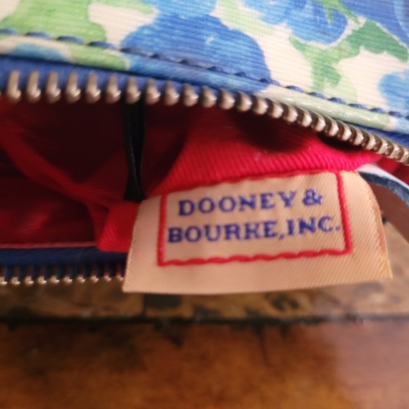 Dooney & Bourke Floral Blue and Green Women's Bag - Picture 9 of 10